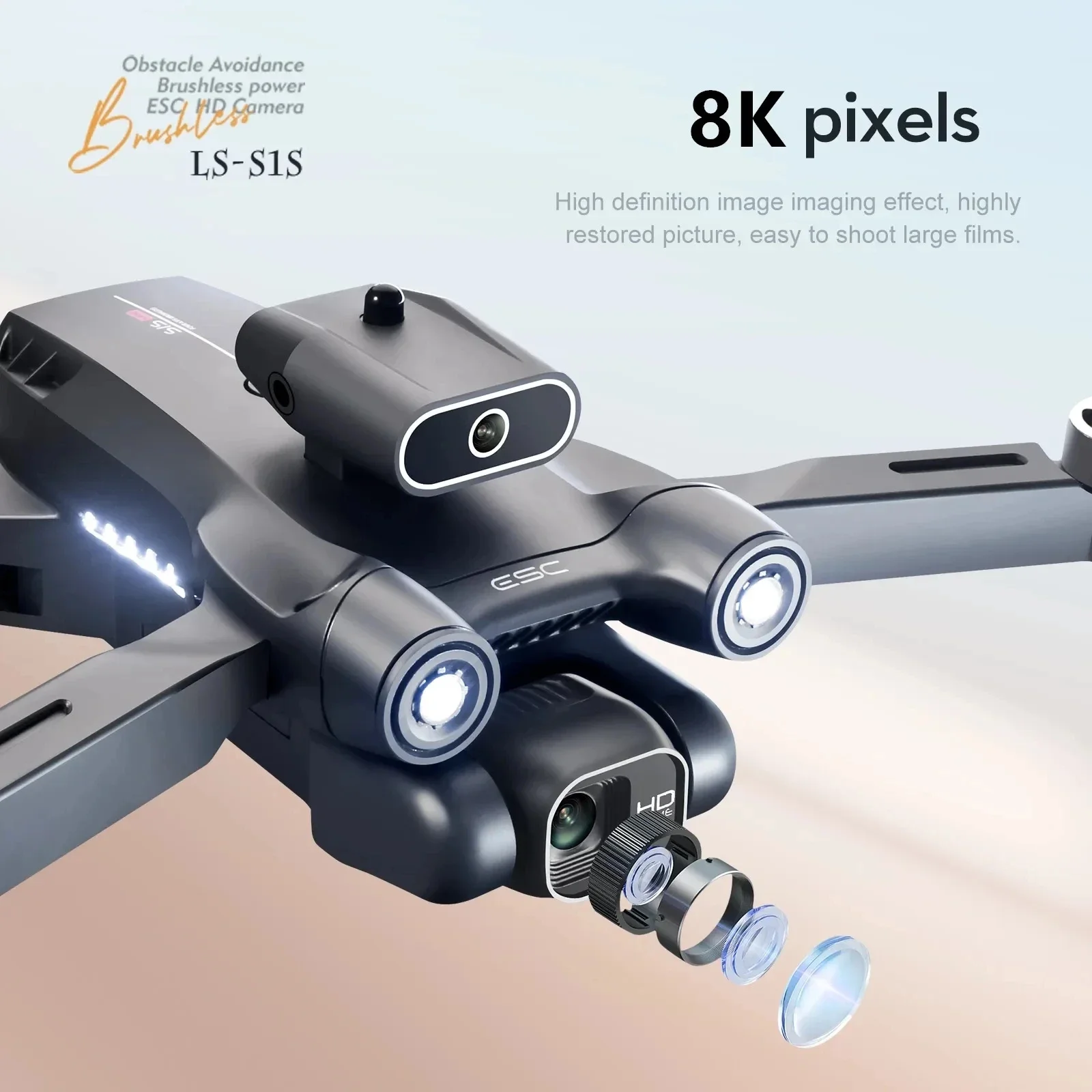 New S1S 5G GPS Drone Camera 8K - Drone Aerial Photography recension och pris